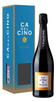 Игристое вино Ca del Cino Prosecco DOC Extra Dry белое сухое в подарочной упаковке