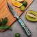 Нож из дамасской стали для овощей Keemake 3,5 Inch Paring Knife, разноцветный