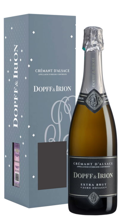 Игристое вино Dopff & Irion Crémant d'Alsace “Zero Dosage” extra brut в подарочной упаковке Игристое вино Dopff & Irion Crémant d'Alsace “Zero Dosage” extra brut в подарочной упаковке