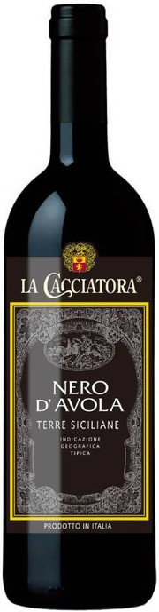 Итальянское вино La Cacciatora Nero D'Avola Sicilia DOC красное сухое