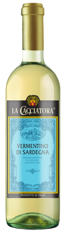 Итальянское вино La Cacciatora Vermentino di Sardegna IGT белое сухое