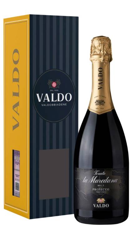 Игристое вино Valdo, Tenuta La Maredana Prosecco в подарочной упаковке