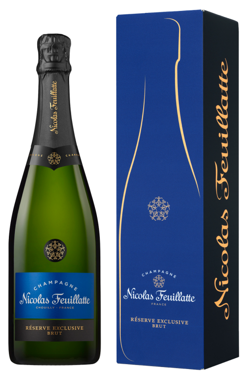 Шампанское Nicolas Feuillatte Brut Reserve Exclusive в подарочной упаковке