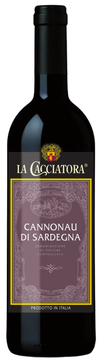 Итальянское вино La Cacciatora Cannonau di Sardegna IGT красное сухое