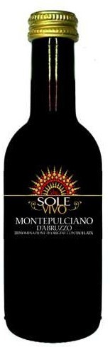 Итальянское вино Caldirola, Sole Vivo Montepulciano d’Abruzzo красное сухое