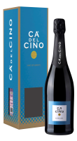 Игристое вино Ca del Cino Extra Dry в подарочной упаковке