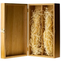 Сет Addwood из древесины дуба для двух бутылок "Шампань"