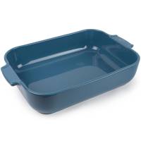 Прямоугольная форма для запекания Peugeot Ceramic, 36x22 см, Франция, голубой