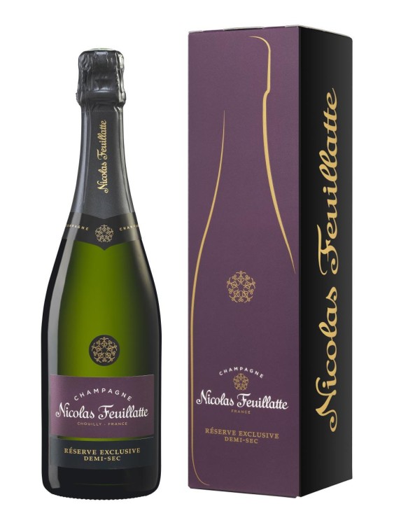 Шампанское Nicolas Feuillatte, Reserve Exclusive Demi-Sec in giftbox