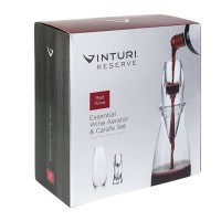 Набор из аэратора для красного вина Vinturi Reserve и декантера