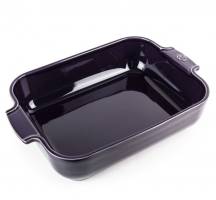 Прямоугольная форма для запекания Peugeot Ceramic, 32x20 см, Франция, баклажан