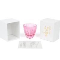 Рюмка TAJIMA GLASS Мерцание звезды 75 мл, золотисто-красная