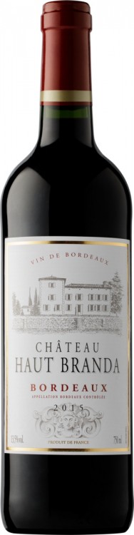 Французское вино Chateau Haut Branda красное сухое