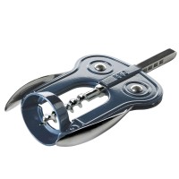 Штопор для вина рычажный двойной Boj Owl-Style Lux Havana Blue