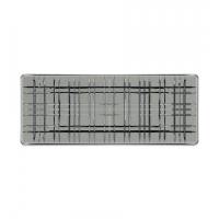 Блюдо прямоугольное Nachtmann SQUARE 28x14 см дымчатое