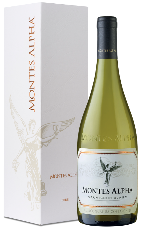 Montes Alpha Sauvignon Blanc in gift box