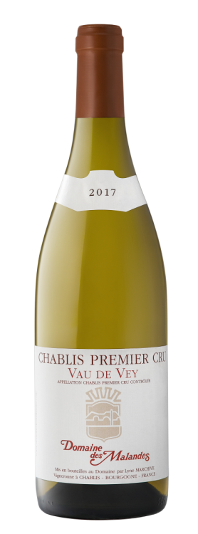 Французское вино Chablis Premier Cru Vau de Vey Domaine des Malandes белое сухое