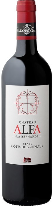 Французское вино Chateau Alfa la Bernarde Premieres Cotes de Blaye красное сухое