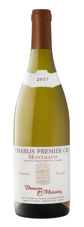 Французское вино Chablis Premier Cru Montmains Domaine des Malandes белое сухое