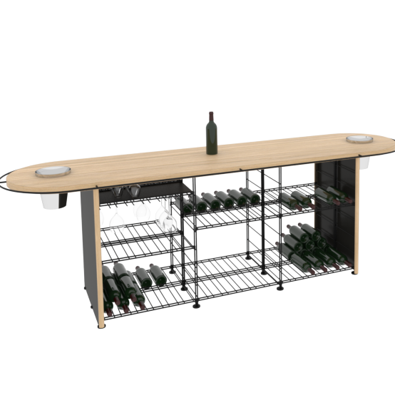 Дегустационный стол Architecture Intérieure du Vin Tasting counter 281 см