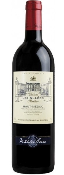 Французское вино Les Allees Chateau Senilhac красное сухое