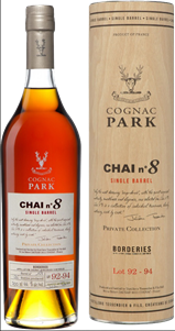Cognac CHAI N°8 BORDERIES Single Barrel Lot 92-94 Cognac CHAI N°8 BORDERIES Single Barrel Lot 92-94