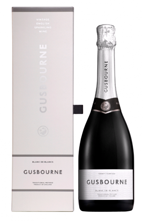 Игристое вино Gusbourne Blanc de Blancs Brut в подарочной упаковке  