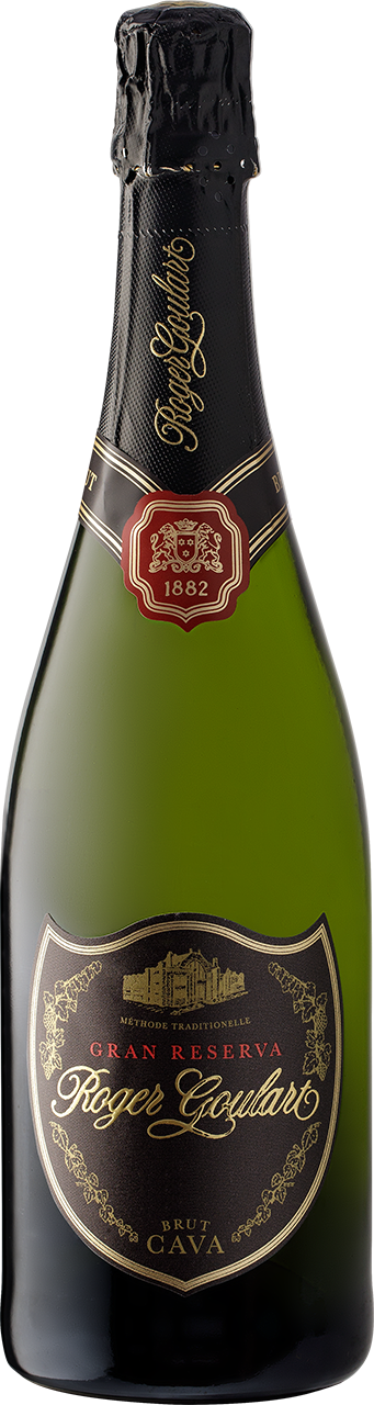 Кава гран резерва. Кава Рожер Гуларт резерва брют. Roger Goulart reserva Brut Cava. Шампанское кава брют Испания. Вино игристое кава Роджер.