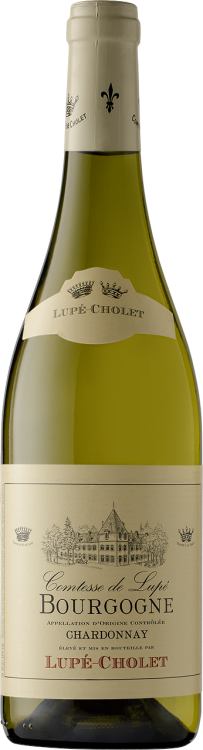 Французское вино Bourgogne Chardonnay Comtesse de Lupe белое сухое