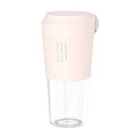 Портативный блендер (джусер) Solove Juicer 330 мл, магнитная зарядка, розовый