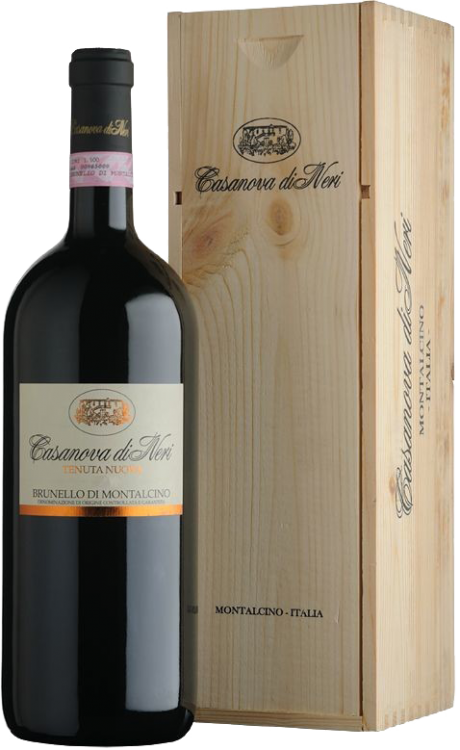 Итальянское вино Brunello di Montalcino Tenuta Nuova 1.5L в деревянном футляре