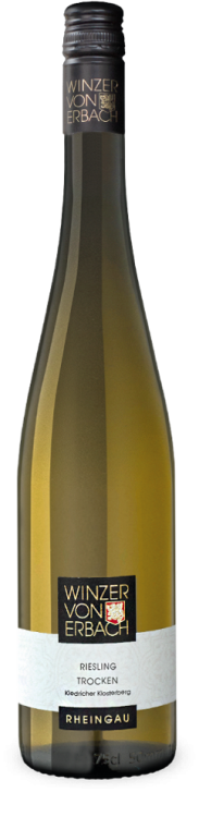 Немецкое вино Riesling Winzer von Erbach Kiedricher Klosterberg Trocken белое полусухое