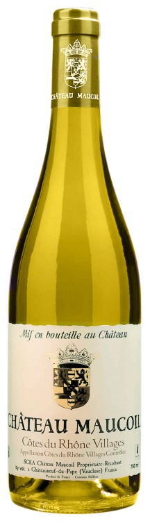 Французское вино Chateau Maucoil Cotes-du-Rhone-Villages белое сухое