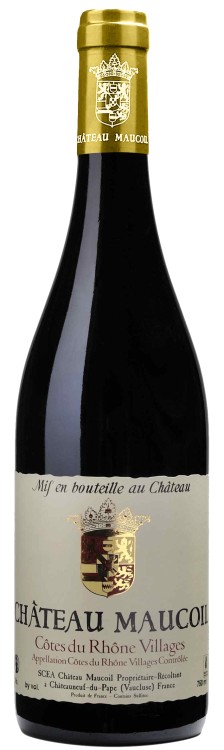Французское вино Chateau Maucoil Cotes-du-Rhone-Villages красное сухое
