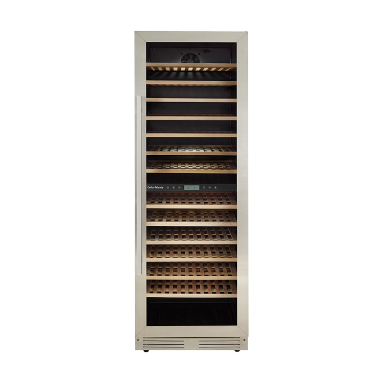 Винный шкаф двухзонный компресорный Cellar Private CP165-2T