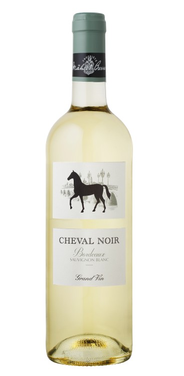 Французское вино Cheval Noir Bordeaux Blanc белое сухое