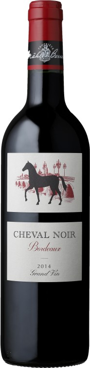 Французское вино Cheval Noir Bordeaux Rouge красное сухое