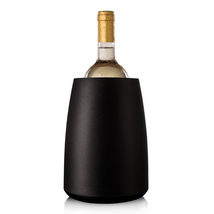 Охладительное ведёрко для вина Vacu Vin Elegant, чёрное