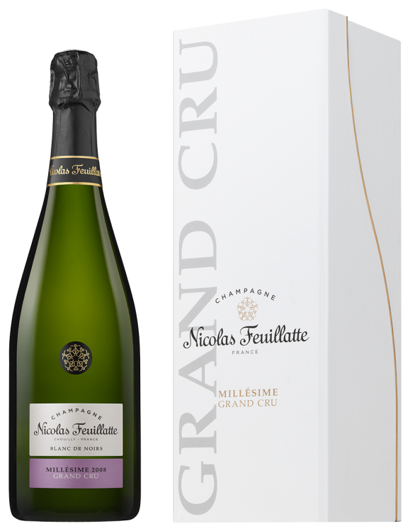 Шампанское Nicolas Feuillatte Brut Grand Cru Blanc de Noirs в подарочной упаковке