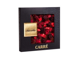 Горький шоколад лиофилизированная ежевика, вишня, малина