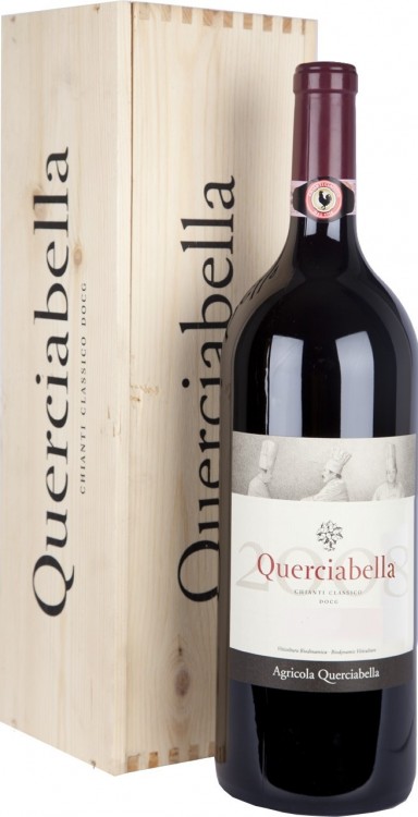 Итальянское вино Querciabella, Chianti Classico в деревянном футляре 1.5L