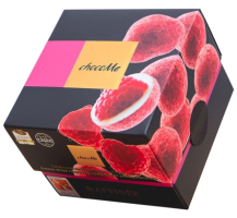 Сублимированная малина с белым шоколадом и тертой малиной