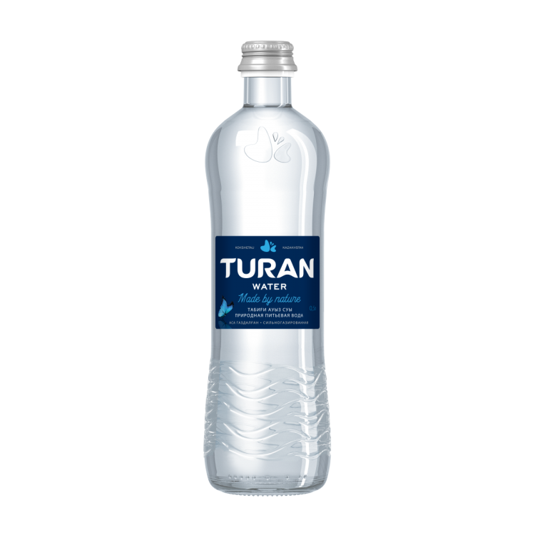 Вода минеральная Тuran газированная (стекло) 0.5л