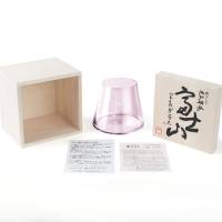 Бокал TAJIMA GLASS Фудзи Хоэй 280 мл., цвет сакуры