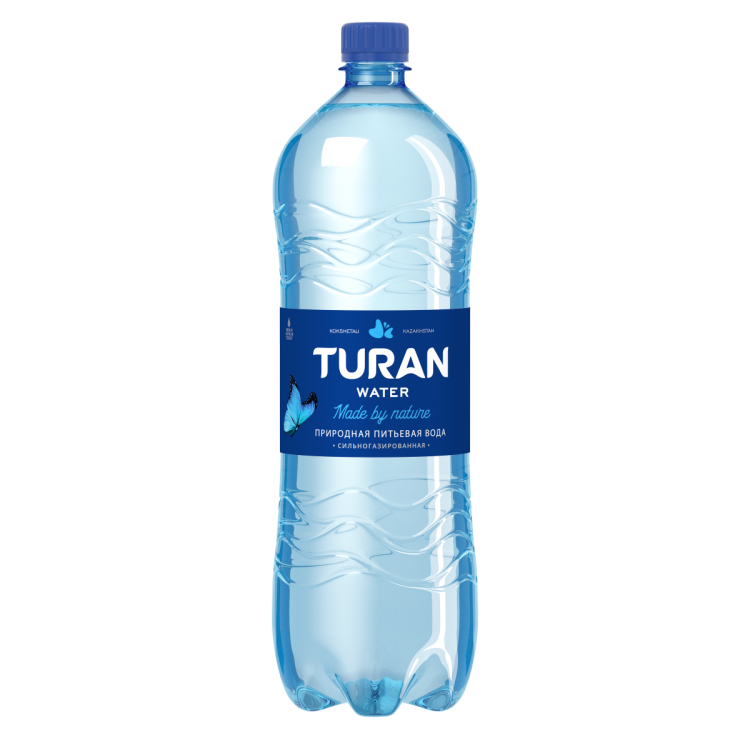 Вода минеральная Тuran газированная вода (ПЭТ) 1.5л