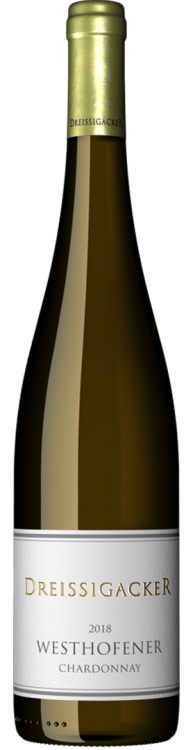 Немецкое вино Chardonnay Westhofener Dreissigacker белое сухое