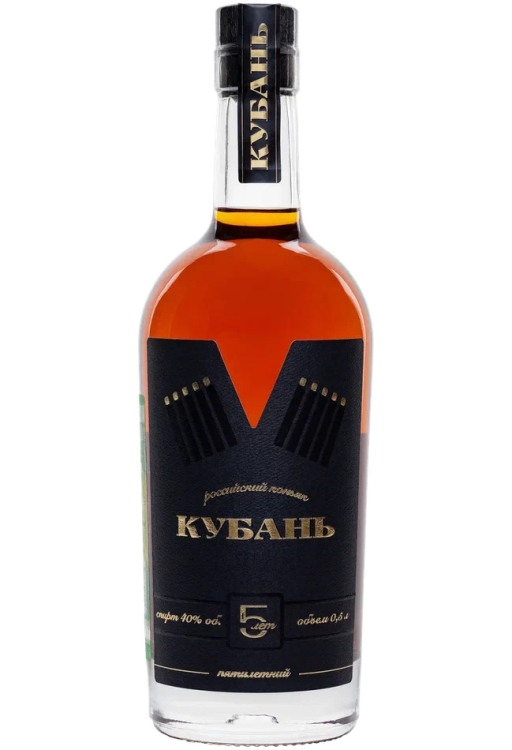 Российский коньяк пятилетний "Кубань"