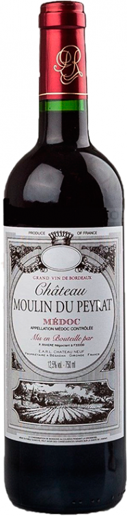 Французское вино Chateau Moulin du Peyrat красное сухое