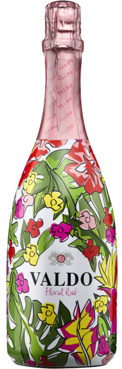 Игристое вино Valdo Floral Rose Brut розовое брют