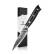 Нож из дамасской стали для овощей Keemake 3.5 Inch Paring Knife, черный
